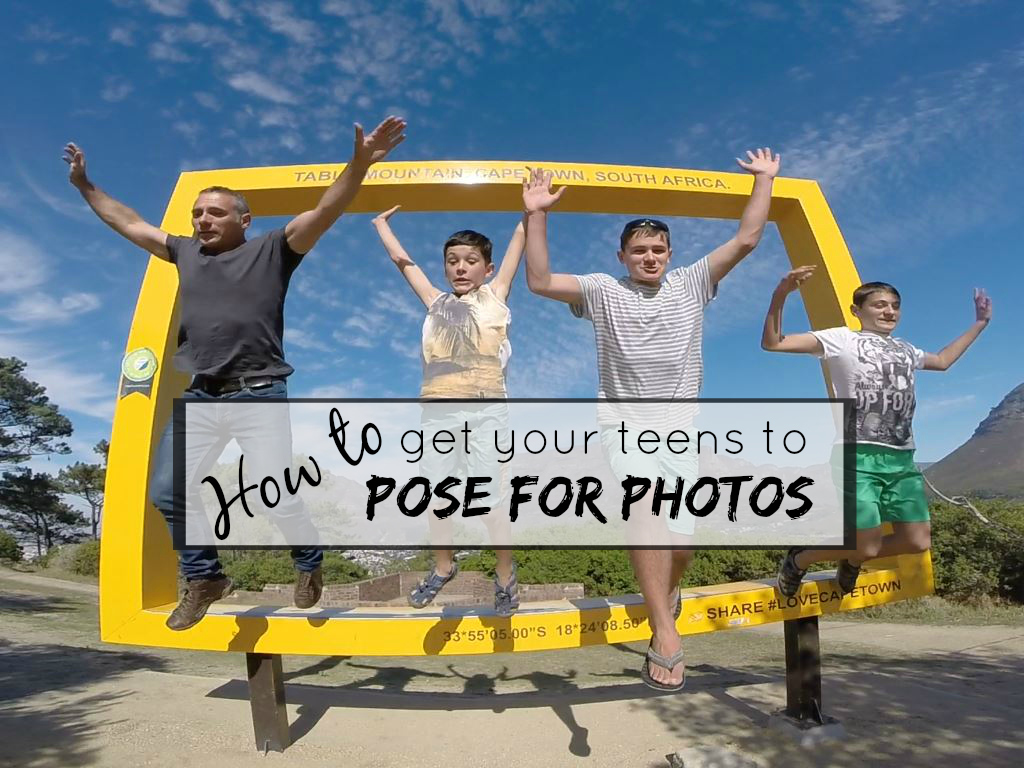 How to Get Your Teenage Kids to Pose for Family Travel Photos